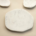 White Marble Free Form Plate - Small Size