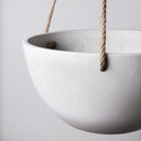 Rounded Stone Hanging Planter