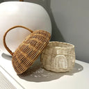 Rattan Mushroom Basket Nursery Decor