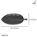 Eco-Friendly Alum Leaf Plate, Assorted 8"