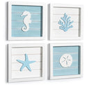 Seaside Wooden Wall Pictures