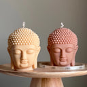 Buddha Face Candle